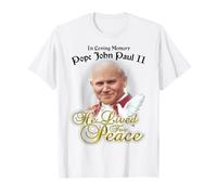 En Memoria Amorosa el Papa Juan Pablo II y Paloma vivió por la Paz Camiseta