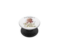 En Memoria Amorosa el Papa Juan Pablo II y Paloma vivió por la Paz PopSockets PopGrip Adhesivo