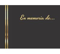 En memoria de...: Libro de Invitados para Funerales, Servicio de Celebración de la Vida para Funerales, Libro de Condolencias con Verso de la Biblia
