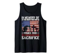 En Memoria de los Valientes Hombres y Mujeres Que hicieron la última S Camiseta sin Mangas