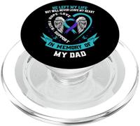 En Memoria de mi papá Pérdida del Padre Refranes de concienciación sobre el Suicidio PopSockets PopGrip para MagSafe