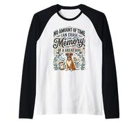 En Memoria de un Gran Perro, pérdida de Mascota Boxer Camiseta Manga Raglan
