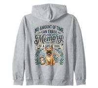 En Memoria de un Gran Perro, Pérdida de Mascota Bulldog Francés Sudadera con Capucha