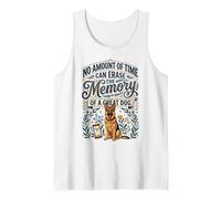 En Memoria de un Gran Perro, pérdida de Mascota de Pastor alemán Camiseta sin Mangas