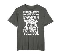 En Mi Cabeza Estoy Jugando Al Voleibol Jugador De Voleibol Camiseta