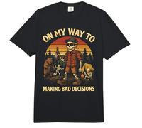 En mi Camino a Tomar Malas Decisiones - Camping Divertido Comfort Colors Adult Heavyweight T-Shirt