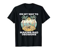 En mi Camino a Tomar Malas Decisiones Divertido Viaje de Vacaciones Camiseta
