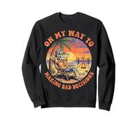 En mi Camino a Tomar Malas Decisiones Esqueleto Divertido Sudadera