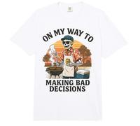 En mi Camino a Tomar Malas Decisiones - Funny Grilling BBQ Comfort Colors Adult Heavyweight T-Shirt