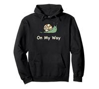 En Mi Camino Divertido Procrastinación Meme Mínimo Caracol Sudadera con Capucha