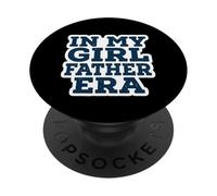 En Mi Chica Padre Era Nuevo Papá Día Hija Papi Vintage PopSockets PopGrip Adhesivo