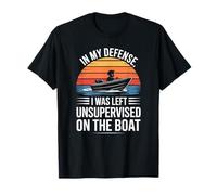 En mi defensa, me quedé sin supervisión en el barco Camiseta