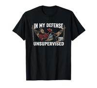 En mi Defensa, me quedé sin supervisión Fun Bigfoot Sasquatch Camiseta