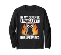En mi Defensa, me quedé sin supervisión - Kitten Fun Meme Cat Manga Larga
