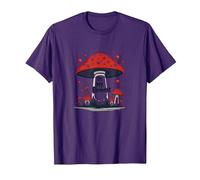 En mi Elemento: Aventura caprichosa en el Bosque de Hongos Camiseta, Hombre, Morado, M