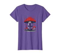 En mi Elemento: Aventura caprichosa en el Bosque de Hongos Camiseta, Mujer, Morado Jaspeado, XL