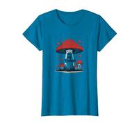 En mi Elemento: Aventura caprichosa en el Bosque de Hongos Camiseta, Mujer, Zafiro, L