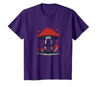 En mi Elemento: Aventura caprichosa en el Bosque de Hongos Camiseta, Niños, Morado, 10 años