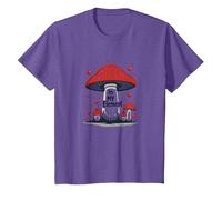 En mi Elemento: Aventura caprichosa en el Bosque de Hongos Camiseta, Niños, Morado Jaspeado, 2 años