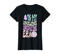 En mi época de Cantar Canciones navideñas - Cute Groovy Xmas Camiseta