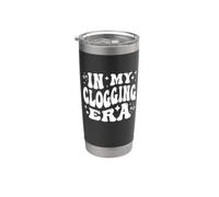 En mi época de obstrucción, divertido equipo de baile, profesor de baile, clogger Vaso térmico de acero inoxidable de doble pared