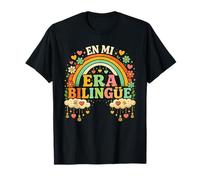 En Mi Era Bilingüe Diseño de Profesor de Lengua Dual Camiseta