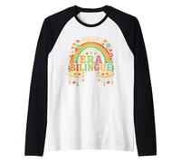 En Mi Era Bilingüe Diseño de Profesor de Lengua Dual Camiseta Manga Raglan