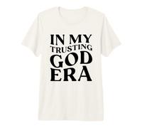 En Mi Era Confiando en Dios, Jesús Fe Cristiana Camiseta Premium