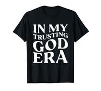 En Mi Era Confiando en Dios, Jesús Fe Cristiana Religiosa Camiseta gráfica económica
