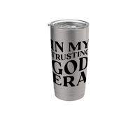 En Mi Era Confiando en Dios, Jesús Fe Cristiana Vaso térmico de acero inoxidable de doble pared