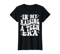 En mi era de criar a un Adolescente, Divertida mamá, papá, Padre de un Adolescente Camiseta gráfica económica, Mujer, Negro, XS