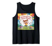 En mi era de jardín de infantes Próxima parada Kindergarten Here I Come Camiseta sin Mangas