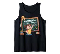 En mi era de jardín de infantes Próxima parada Kindergarten Here I Come Camiseta sin Mangas