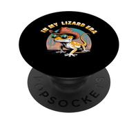 En mi era de los lagartos Propietarios de Reptiles Amantes PopSockets PopGrip Adhesivo