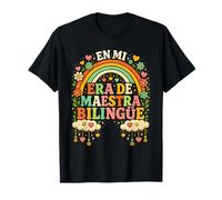 En Mi Era De Maestra Bilingüe Educador de Dos Idiomas Camiseta