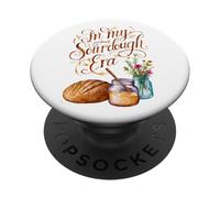 En mi era de masa madre Juego de palabras divertido en mi pan Haciendo hornear PopSockets PopGrip Adhesivo