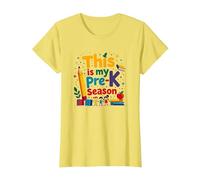 En mi era de Pre-Kínder: Esta es mi Temporada de Pre-K Camiseta, Mujer, Limón, 3XL