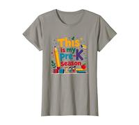 En mi era de Pre-Kínder: Esta es mi Temporada de Pre-K Camiseta, Mujer, Pizarra, L