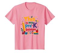 En mi era de Pre-Kínder: Esta es mi Temporada de Pre-K Camiseta, Niños, Rosado, 2 años
