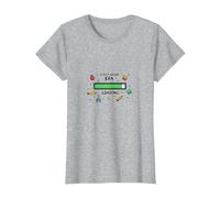 En mi era de Primer Grado: Cargando Nostalgia de la Escuela para niños Camiseta, Mujer, Gris Jaspeado, XXL