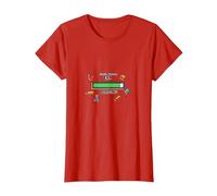 En mi era de Primer Grado: Cargando Nostalgia de la Escuela para niños Camiseta, Mujer, Rojo, L