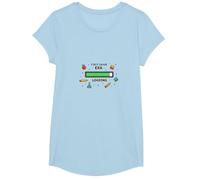 En mi era de Primer Grado: Cargando Nostalgia de la Escuela para niños Camiseta, Niñas, Azul Bebé, XS