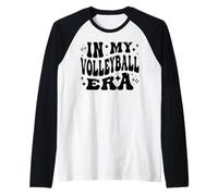 En mi era de Voleibol Divertido Jugador de Voleibol, Entrenador de Voleibol Camiseta Manga Raglan