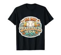 En mi era del béisbol, Retro, Genial, Vintage, Entrenador de Jugador, Floral Camiseta