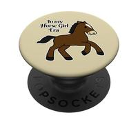 En mi era Horse Girl Happy Foal Kawaii PopSockets PopGrip Adhesivo