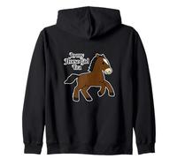 En mi era Horse Girl Happy Foal Kawaii Sudadera con Capucha