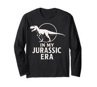 En mi era jurásica, Divertidos fósiles prehistóricos de Dinosaurios T-Rex Manga Larga