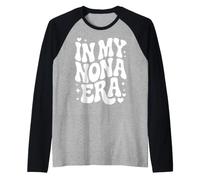 En Mi Era Nona, Divertido Apodo De La Abuela Italiana Camiseta Manga Raglan