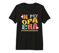 En Mi Era Opa Alemán Abuelo Divertido Familia Groovy Retro Camiseta Premium