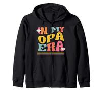 En Mi Era Opa Alemán Abuelo Divertido Familia Groovy Retro Sudadera con Capucha